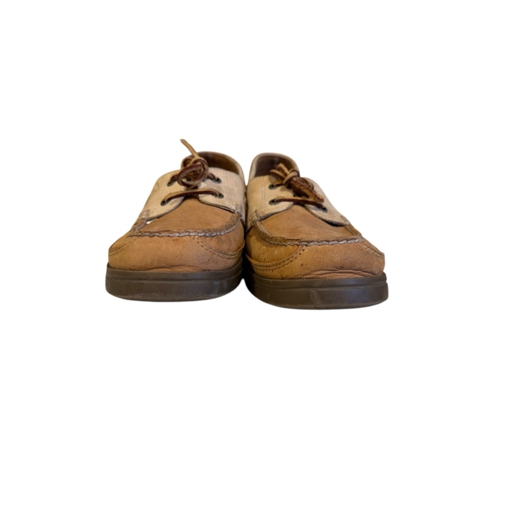 SPERRY TOP-SIDER MEN'S MAKO COLLECTION 2-EYE CANOE MOC BOATS SIZE 10M - Picture 4 of 10